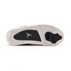 کتانی NIKE مردانه Air Jordan 4 رنگ مشکی کرم کد 2135XL-QM (x) - تصویر 3