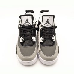 کتانی NIKE مردانه Air Jordan 4 رنگ مشکی کرم کد 2135XL-QM (x) - تصویر 4