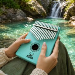 کالیمبا ۱۷ تیغه مدل K17 حفره گرد آبی روشن (H) کد M018