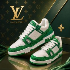 Alternative view of کتونی مردانه سبز سفید مدل لویی ویتون | Louis Vuitton کد 3329SX-L (p)