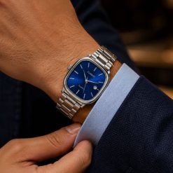 Alternative view of ساعت کاسیو مردانه سری اولد مانی صفحه آبی بند فلزی سیلور کد 13932SX-L