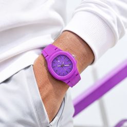 ساعت مردانه پتک فیلیپ ژنو رنگ بنفش کد W202