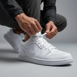 کتونی مردانه جردن 1 لو وایت | Jordan 1 Low White سفید کد SH391 (x)