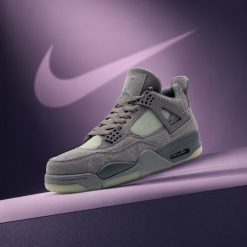 کتانی مردانه NIKE فیلی تیره مدل ایرجردن 4 Retro KAWS کد 1992SX-L