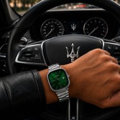 ساعت مچی مردانه مدل کاسیو اولد مانی Oldmoney نقرهای سبز (zz) کد XMA-13931 (x1)
