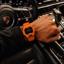 Alternative view of ساعت مردانه کاسیو جی شاک G-shock نارنجی صفحه مشکی کد W956
