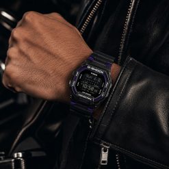 Alternative view of ساعت دیجیتال مردانه casio جی شاک مشکی-بنفش کد W874