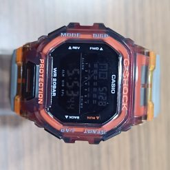 ساعت مچی مردانه casio جی شاک خاکستری-نارنجی کد 0023A-8320 - تصویر 13