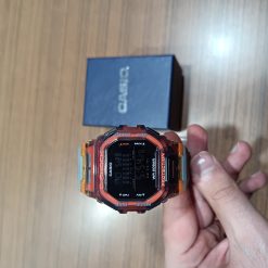 ساعت مچی مردانه casio جی شاک خاکستری-نارنجی کد 0023A-8320 - تصویر 8
