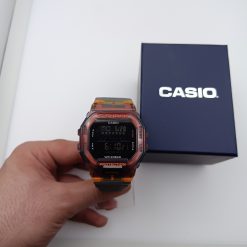 ساعت دیجیتال مردانه کاسیو جی شاک خاکستری-نارنجی کد W859 - تصویر 4