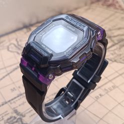 ساعت دیجیتال مردانه casio جی شاک مشکی-بنفش کد W874 - تصویر 9