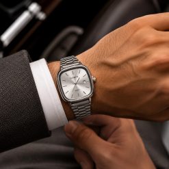 ساعت کلاسیک مردانه casio oldmany نقرهای کد CAA-8178