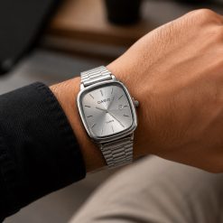 ساعت مردانه کاسیو اولد مانی نقرهای (zz) کد W196