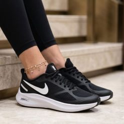 کتانی زنانه نایک گاید | Nike Guide مشکی و سفید کد 2663XL-QM
