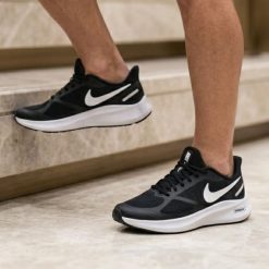 کتونی NIKE مردانه مشکی و سفید سری گاید کد 2973XL-QM