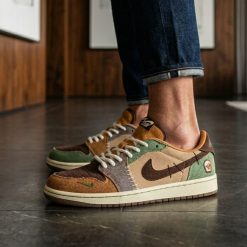 کتونی نایک مردانه مدل AIR JORDAN لو وودوو دال کد XMA-2444 (p)
