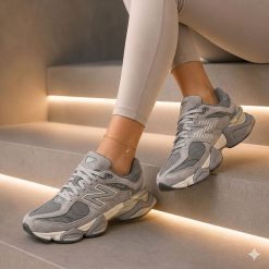 کتونی زنانه اسپرت خاکستری و طوسی مدل نیوبالانس 9060 کد 1719SX-L (p)