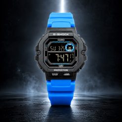 ساعت دیجیتال زنانه مردانه کاسیو جی شاک آبی کد GPZ-8313