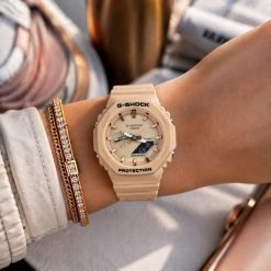 Alternative view of ساعت اسپرت زنانه casio کاسیو جی شاک کرمی (e) کد W679