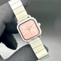 Alternative view of ساعت زنانه نایدو بند استیل صفحه صورتی مربع t کد W807