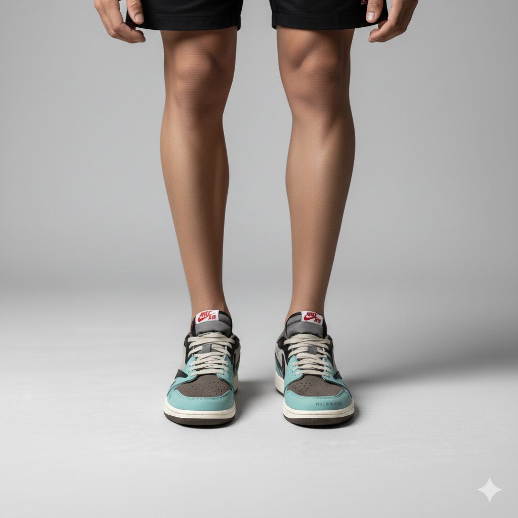 کتانی مردانه Nike Air Jordan One تراویس اسکات (p) چند رنگ کد GPZ-1200 - تصویر 4