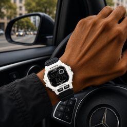 ساعت مچی مردانه اسپرت کاسیو جی شاک G-shock سفید مشکی کد XL-8203M