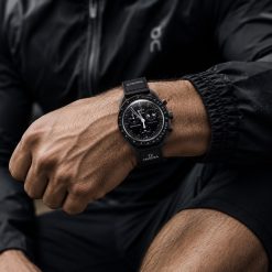 ساعت اسپرت Omega Swatch مردانه مشکی bbb1 کد CR-D7937