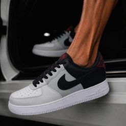 کتونی مردانه طوسی مشکی NIKE سری ایرفورس وان کد 3375XL-QM