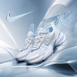 کتونی زنانه نایک V2K Run نقره‌ای-آبی (ho) کد SH116 (nx)