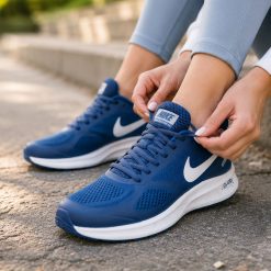 کتونی NIKE زنانه سری گاید رنگ سورمهای کد 2982SX-L (nx)