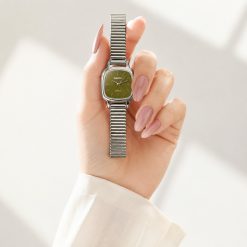 ساعت زنانه Naidu بند باز سبز A کد WF-007243