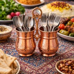 جا قاشقی مسی دسته برنجی (NF)