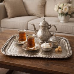 سینی مسی رنگ کروم مستطیلی (NF)