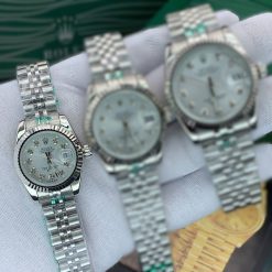 Alternative view of ساعت زنانه رولکس دیت جاست DATE JUST نقره‌ای صفحه سفید کد W845