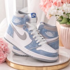 کتانی NIKE زنانه نایک سری جردن وان رنگ آبی سفید (ho) کد WF-002221 (nx)