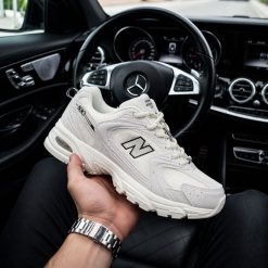 کتانی مردانه مدل New Balance 530 رنگ شیری (ho) کد WF-001901 (p)