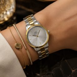 ساعت زنانه دنیل ولینگتون فلزی رنگ طلایی نقره‌ای کد W2026