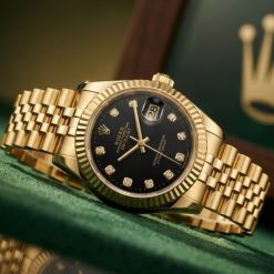Alternative view of ساعت ست رولکس دیت جاست DATE JUST طلایی مشکی کد W796