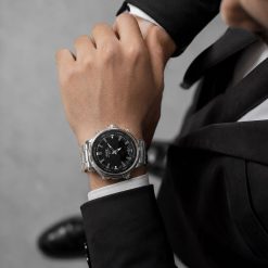 Alternative view of ساعت مچی اسپرت مردانه کاسیو Casio مدل دو زمانه جنرال سیلور مشکی کد XL-13169M
