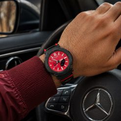 ساعت مردانه کاسیو Pro Trek رنگ قرمز بند کشی (e) کد W107
