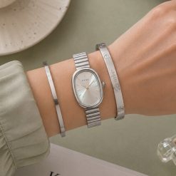 ساعت زنانه نایدو G بیضی صفحه سفید کد W275