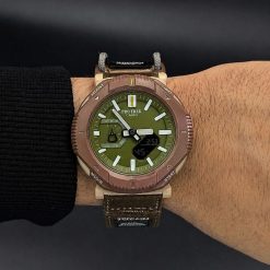 Alternative view of ساعت مردانه کاسیو Pro Trek پروترک بند کشی رنگ خاکی-سبز (e) کد W108