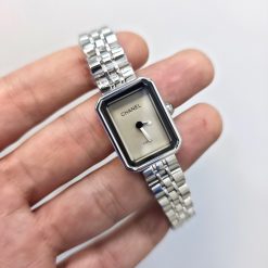 Alternative view of ساعت زنانه شنل بند فلزی صفحه کرم (e) کد W040 (x)