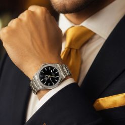 ساعت مردانه کاسیو ادیفایس | Edifice صفحه تیفانی مشکی (e) کد W117