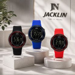 Alternative view of ساعت مردانه اسپرت دیجیتال جاکلین قرمز مدل JN-1399505M کد W1397 (x)