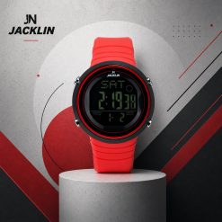 ساعت مردانه اسپرت دیجیتال جاکلین قرمز مدل JN-1399505M کد W1397 (x)