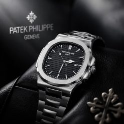Alternative view of ساعت کلاسیک مردانه مشکی PATEK PHILIPPE | پتک فیلیپ (e) کد WF-013108 (x1)