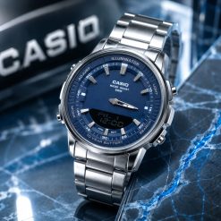 ساعت مچی اسپرت مردانه Casio GENERAL | کاسیو دو زمانه سورمهای کد 13166SX-L