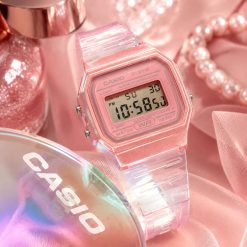 ساعت مچی دخترانه Casio | کاسیو F91 صورتی کد 8022XL-QM