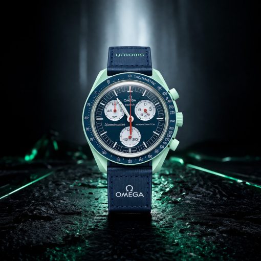 ساعت مردانه Omega Swatch سورمهای کد GPZ-7877 (x)